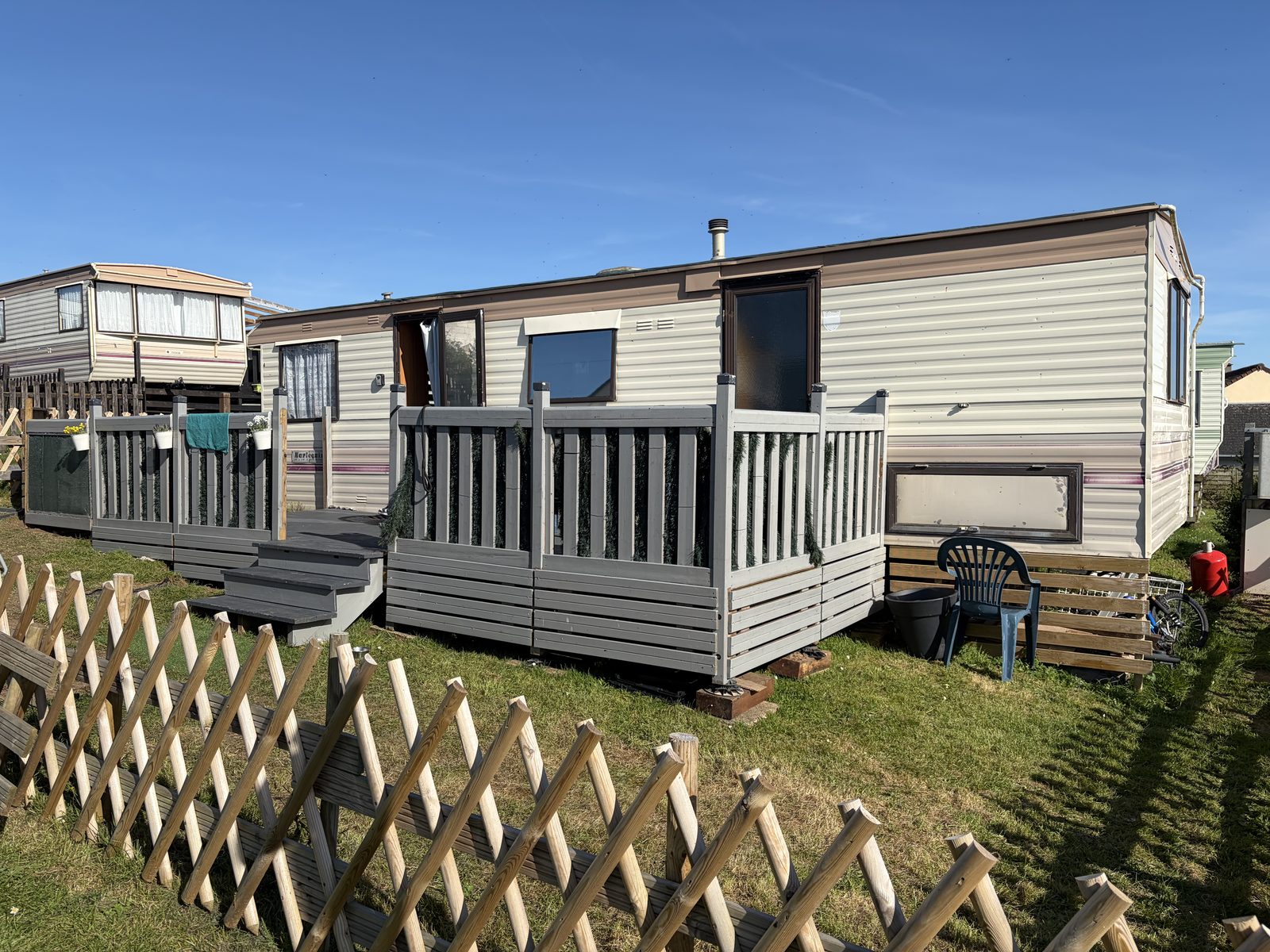 Extérieur du mobile home