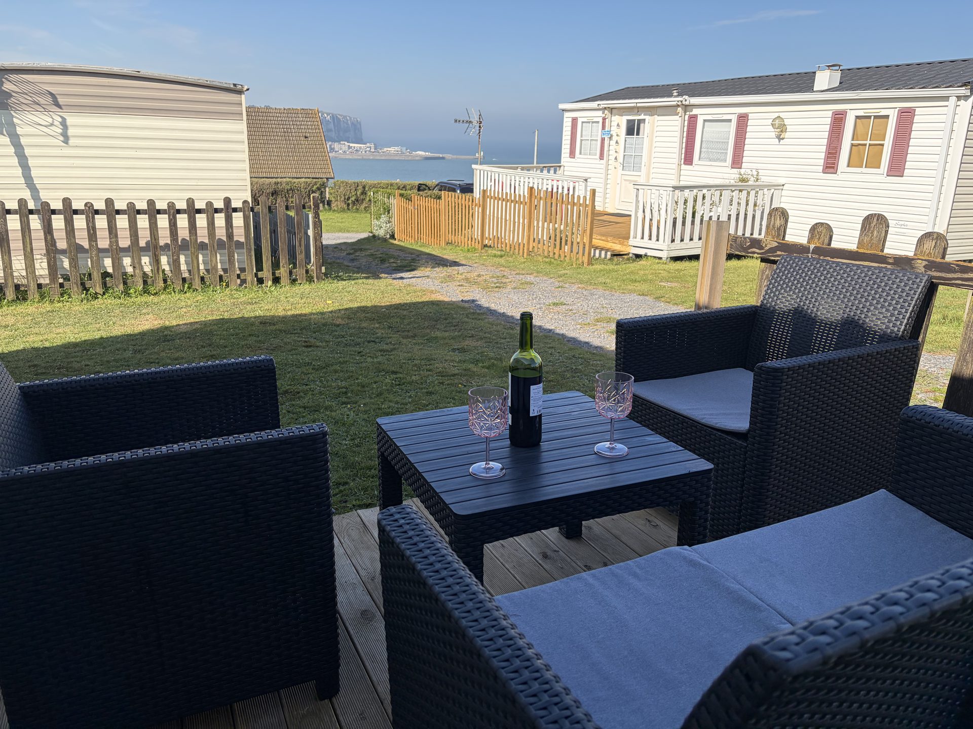 Terrasse vue mer Horizon Bleu
